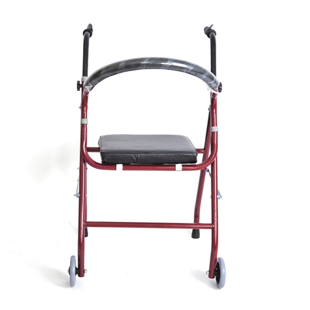 Foldable Four Wheeled Lightweight Walker with Armrest B34940
