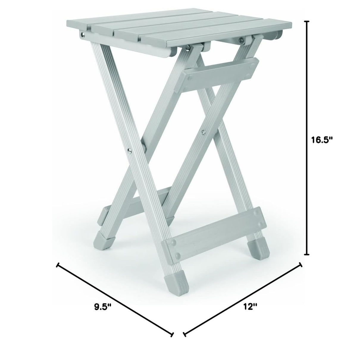 Aluminum Fold-Away Outdoor Side Table W38913