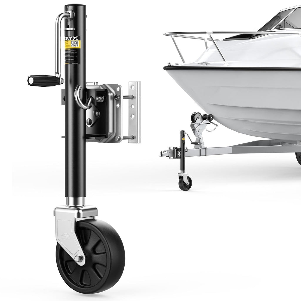 1500 lbs Swivel Bolt-on Trailer Jack with 8" Wheel M54667