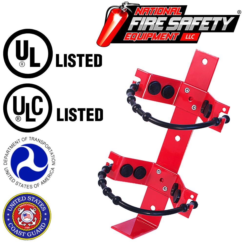 2.5 Lb, 5 Lb Car Fire Extinguisher Bracket With Cords C52158