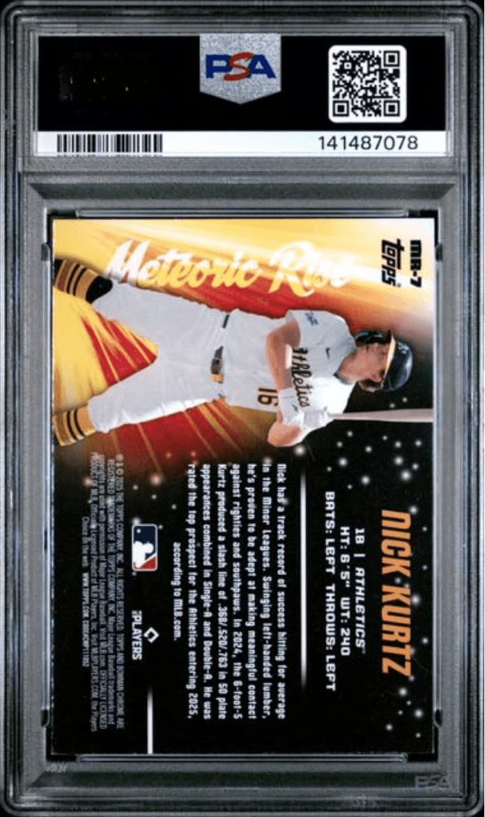 2025 Topps Bowman Chrome Mega Box Baseball Card PSA 10 C808205
