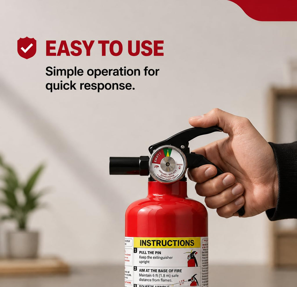 2.5 lb Dry Chemical ABC Fire Extinguisher, 2 Pack C54700
