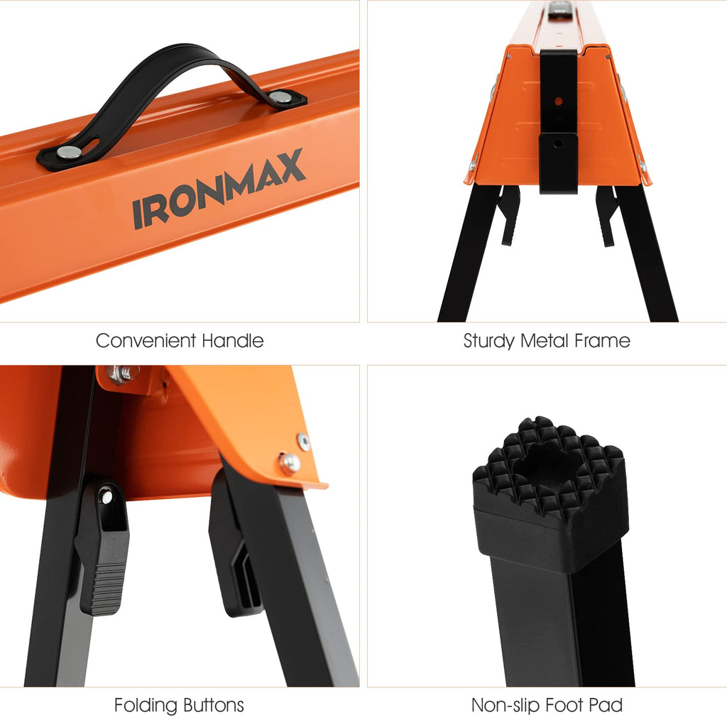 2 Pack Portable Foldable Saw Horses D11272