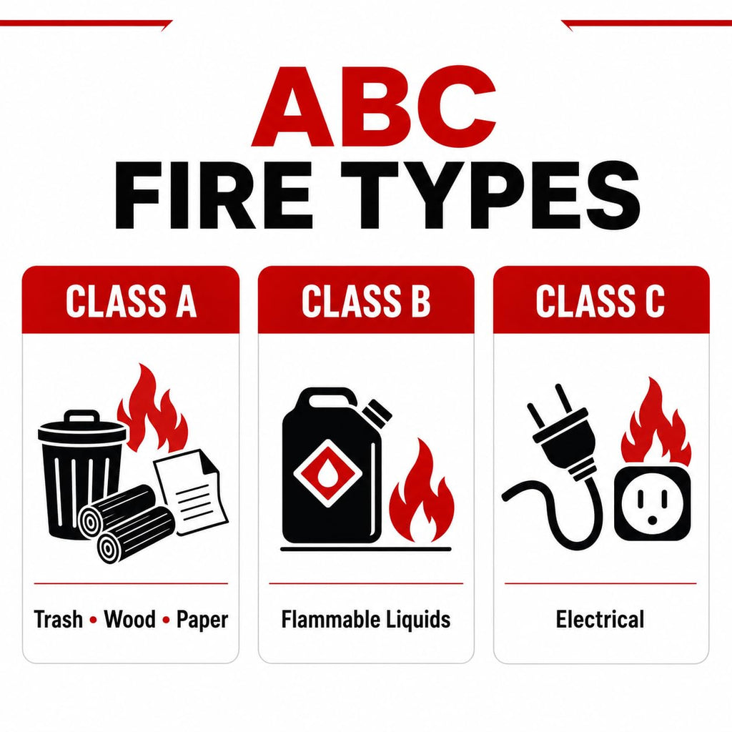 2.5 lb Dry Chemical ABC Fire Extinguisher, 2 Pack C54700
