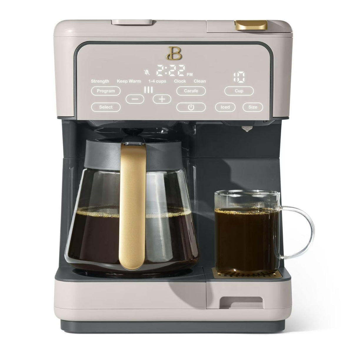 12-Cup Programmable Coffee Maker and Single Serve Brewer Y475174