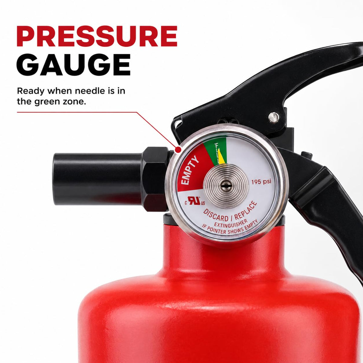 2.5 lb Dry Chemical ABC Fire Extinguisher, 2 Pack C54700