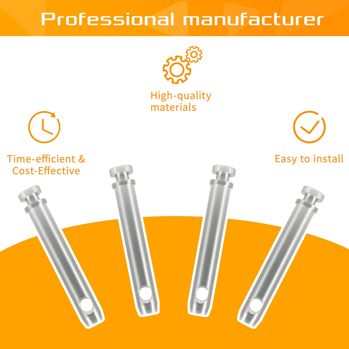 4 Pack 3/4 in Top Link Pin N126