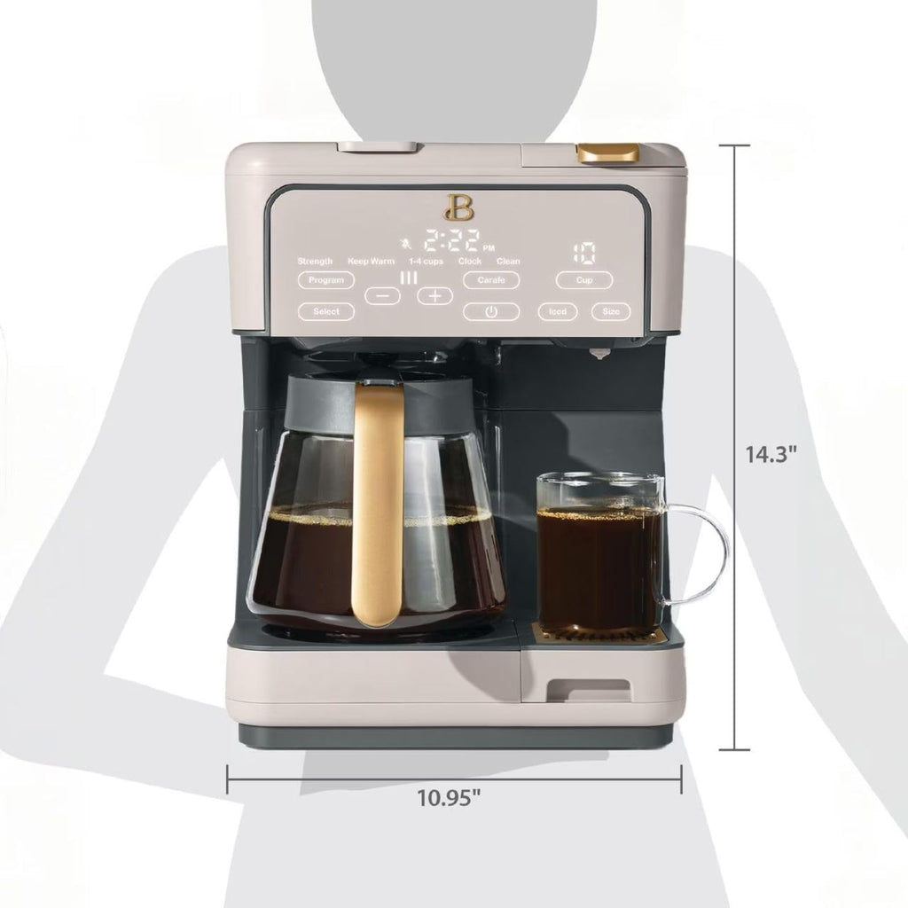 12-Cup Programmable Coffee Maker and Single Serve Brewer Y475174