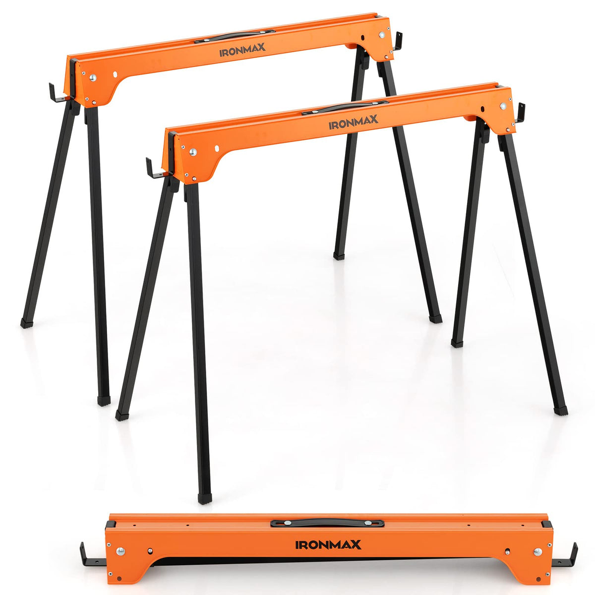 2 Pack Portable Foldable Saw Horses D11272