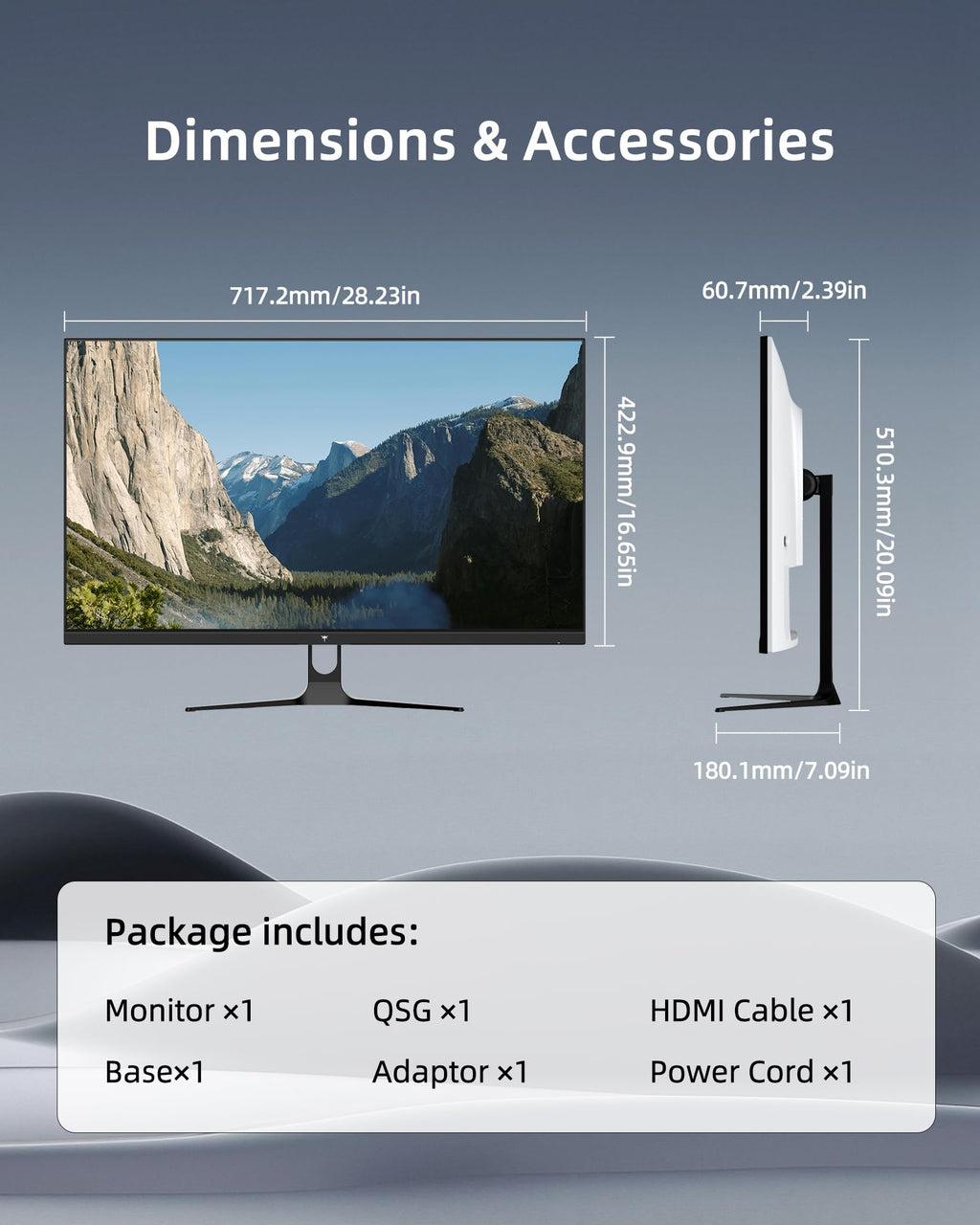 32 Inch 2K 1440P 120Hz IPS HDR Computer Monitor D434348