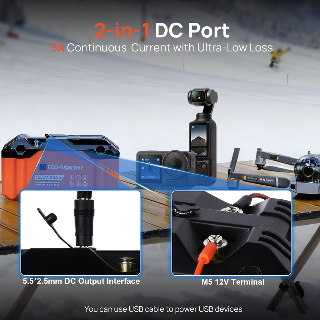 12V 20Ah Lithium Iron Phosphate Deep Cycle Battery H568