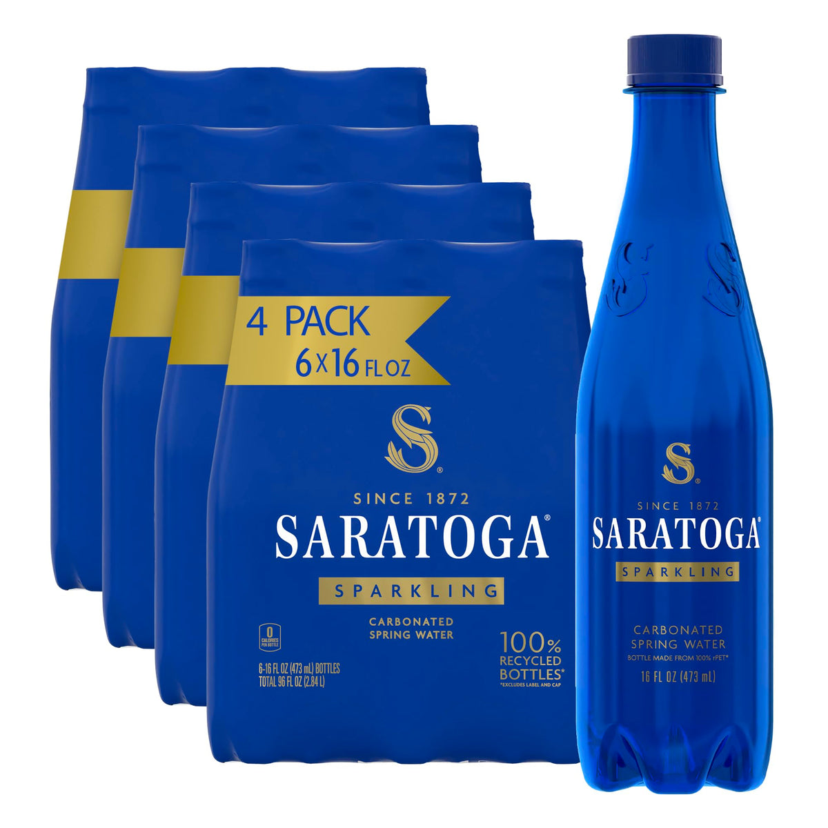 24 Pack 16 Fl Oz Sparkling Water Bottles L665