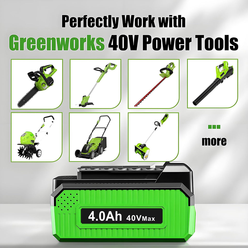 40V 4.0Ah Replacement Battery I9643