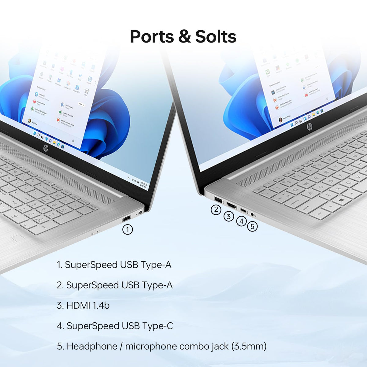 17.3" HD+ Touchscreen Laptop, Intel Core i7, 32GB RAM, 1TB SSD, Silver P875527