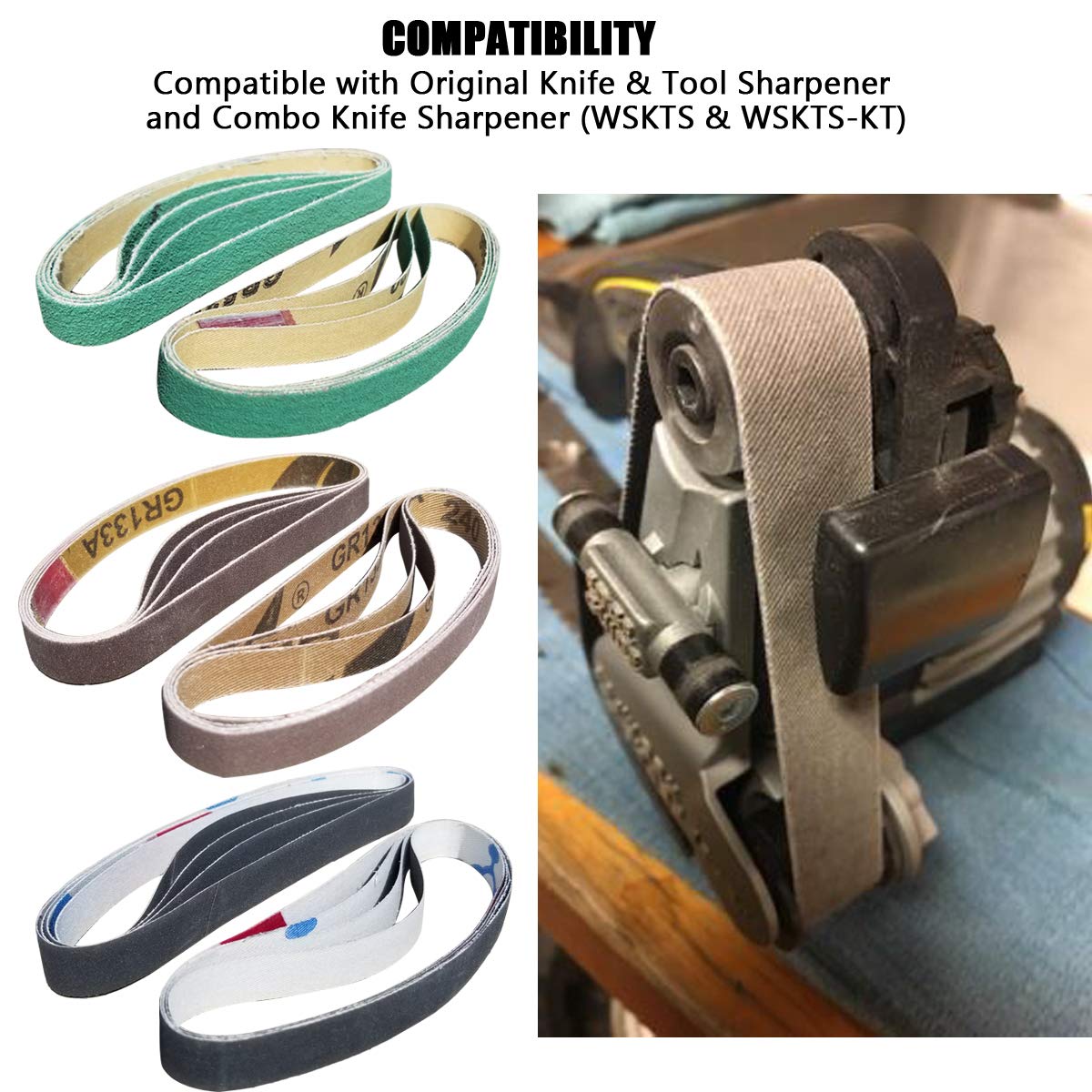24 Pcs 1/2" x 12" Replacement Belt Kit Y90272