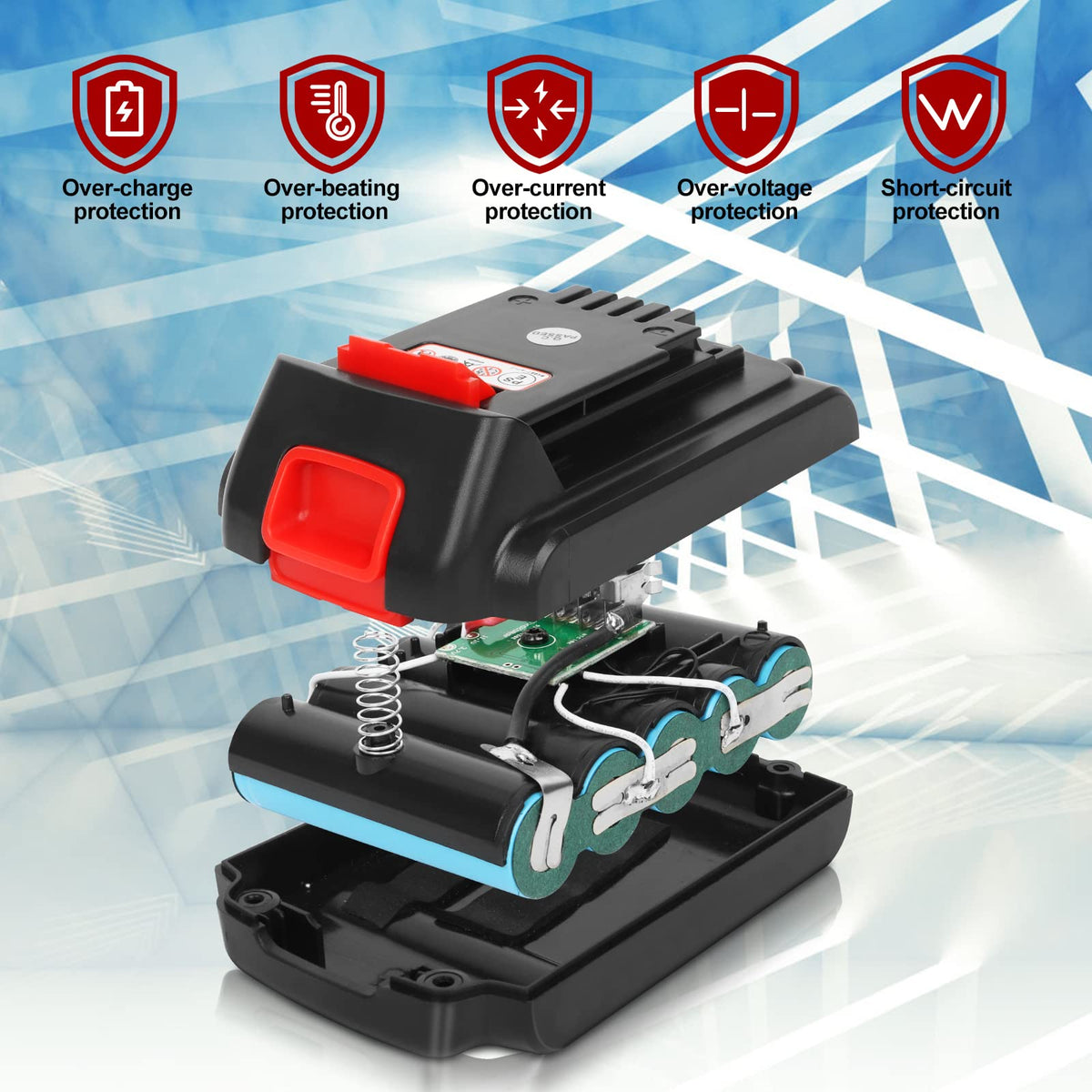 20v 4.0ah Lithium Battery 2 Pack N475