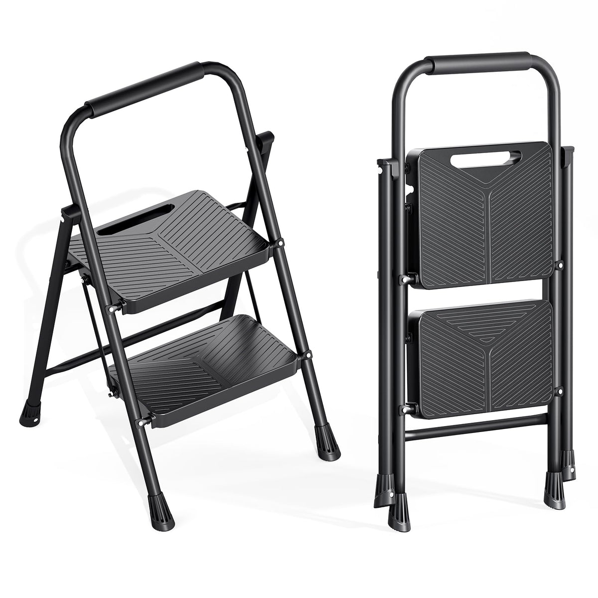 2 Step Ladder with Anti-Slip Pedals F674