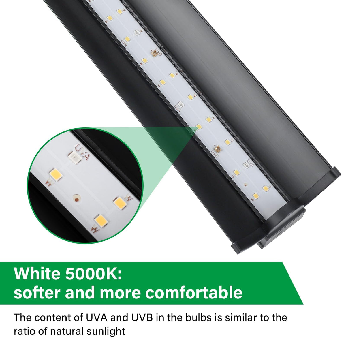 10W UVB Reptile Light Fixture 12 Inch E842555