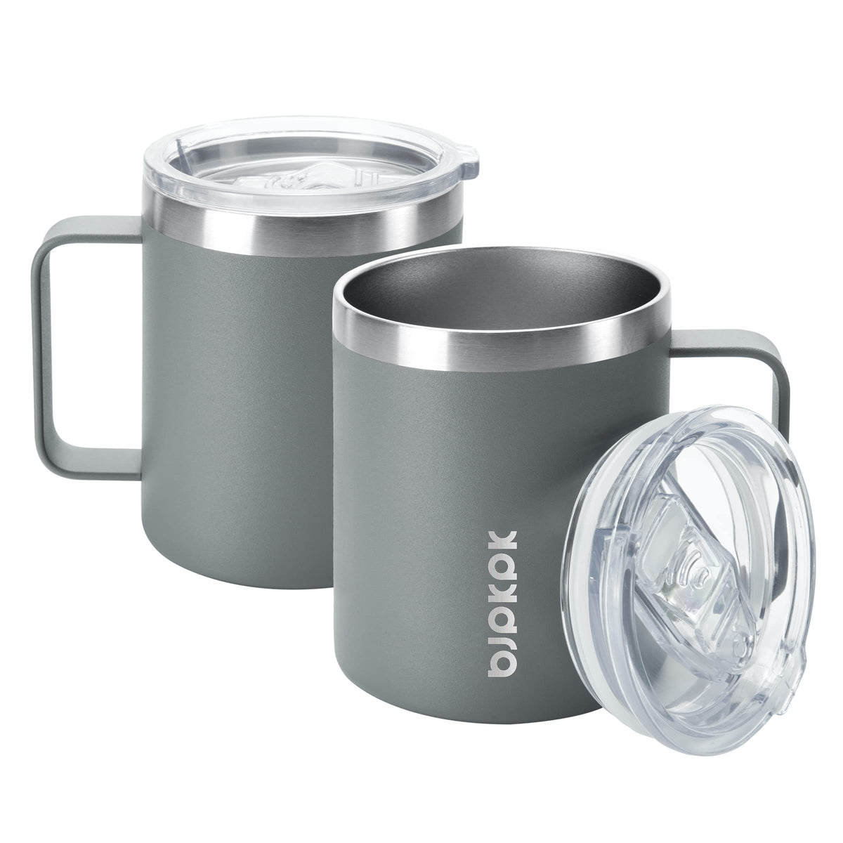 2PCS 14oz Insulated Stainless Steel Coffee Mug with Lid S2850