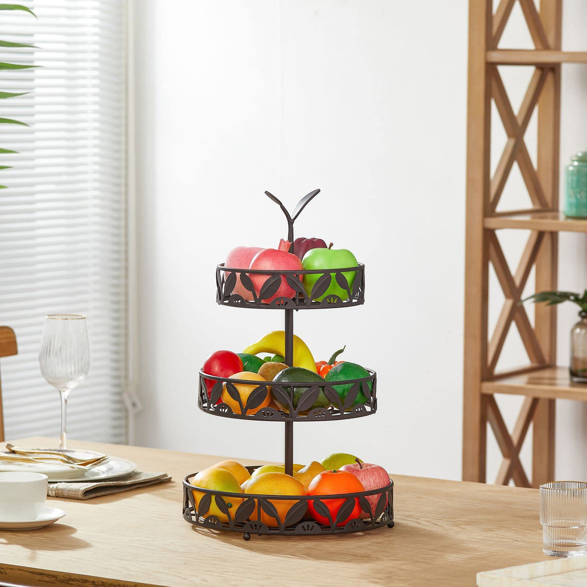 3 Tier Detachable Fruit Basket Stand S4000