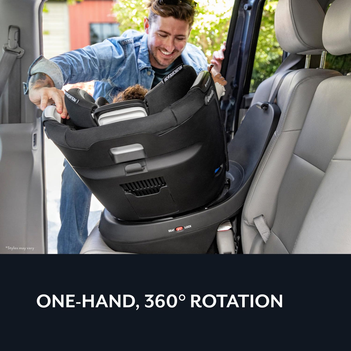2-in-1 Rotating Car Seat Z663