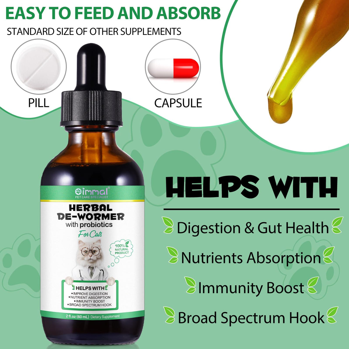 Probiotic Digestive Support for Cats V3048