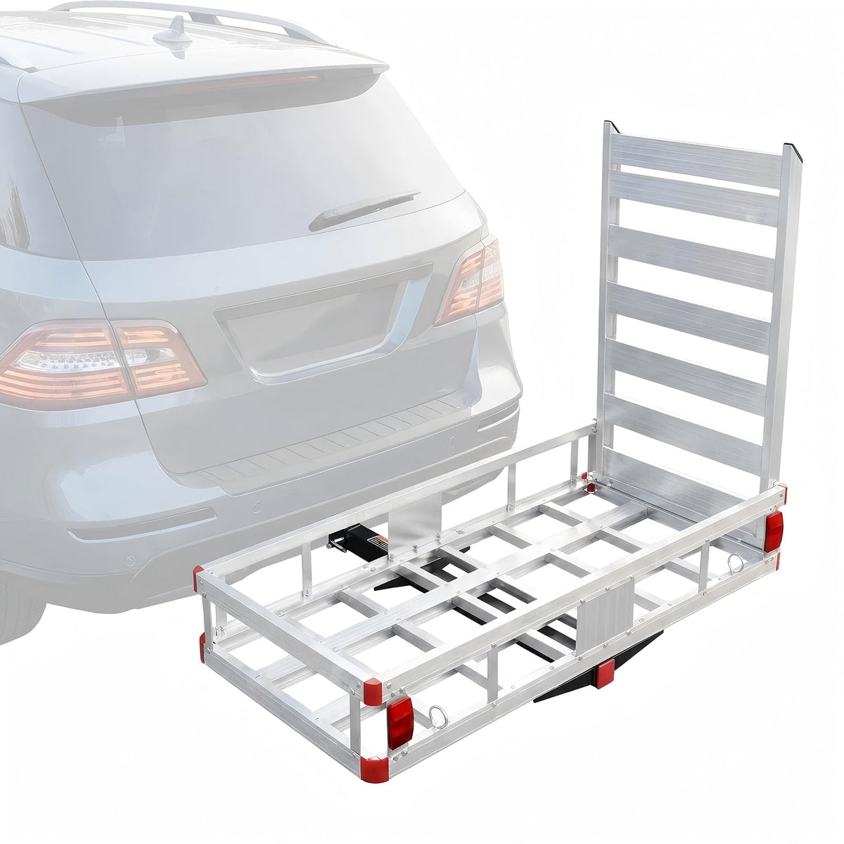 700 lbs Hitch Cargo Carrier with Folding Ramp E516