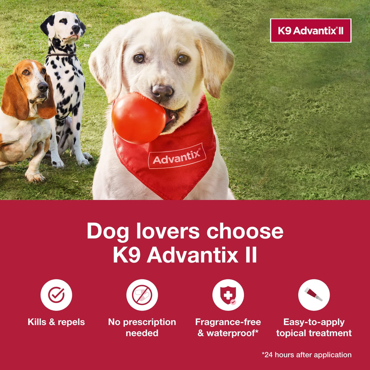 K9 Advantix II Small Dog 2-Mo Supply 60 Count P920