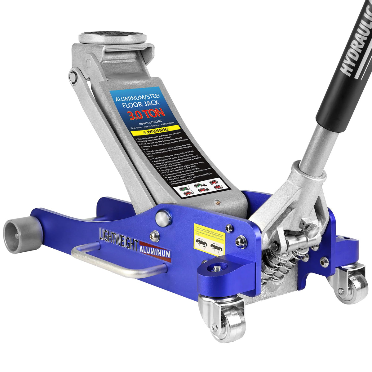 3 Ton Low Profile Aluminum and Steel Floor Jack G496