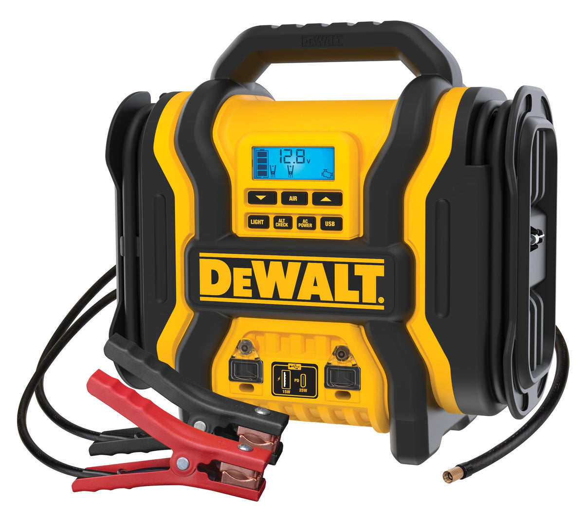 2000 Peak Amp Jump Starter with 120 PSI Air Inflator F85555