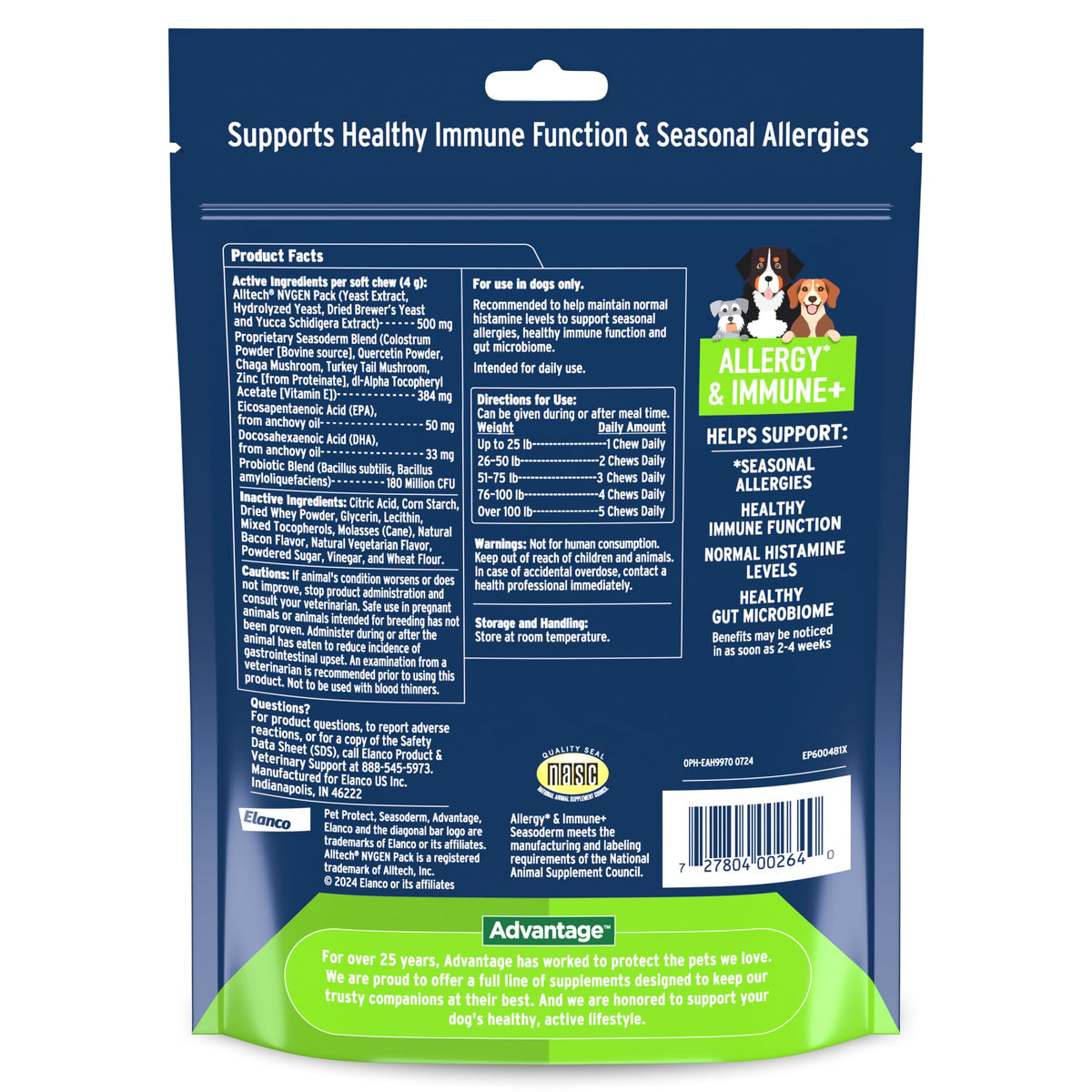 K9 Advantix II Small Dog 2-Mo Supply 60 Count P920