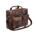 18 Inch Leather Laptop Messenger Bag L128