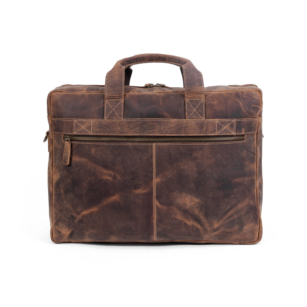 18 Inch Leather Laptop Messenger Bag L128