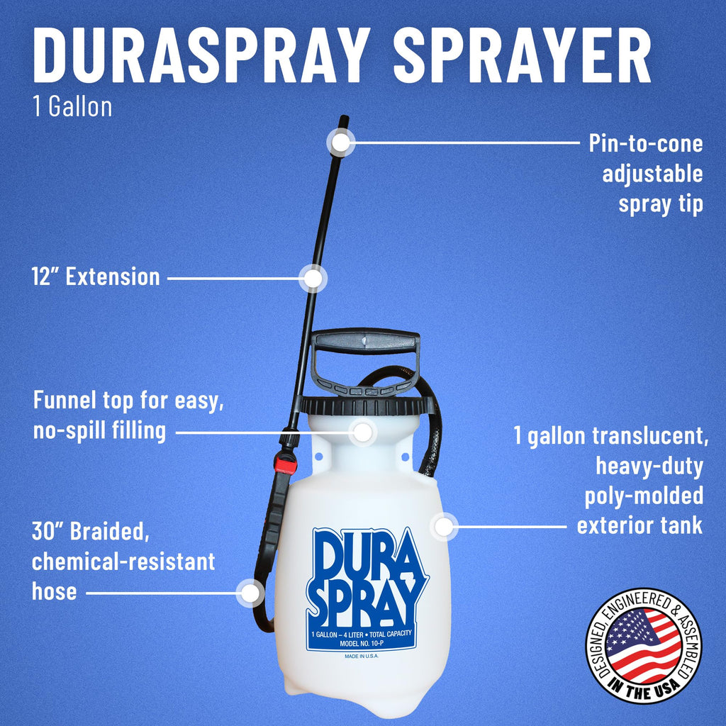 1 Gallon Poly Sprayer with 12" Wand D75881