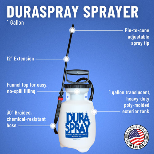 1 Gallon Poly Sprayer with 12" Wand D75881